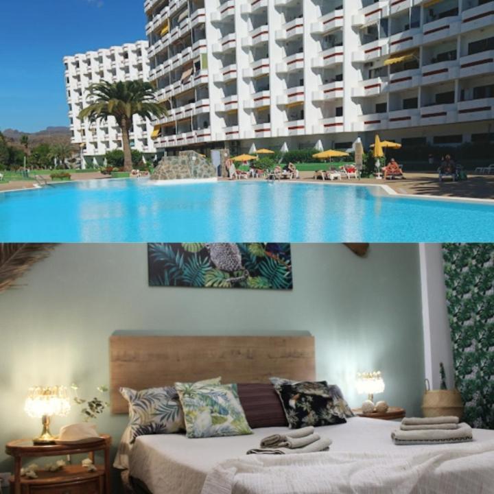 Agaete Park Tropical Style Apartment Playa del Ingles  Ngoại thất bức ảnh