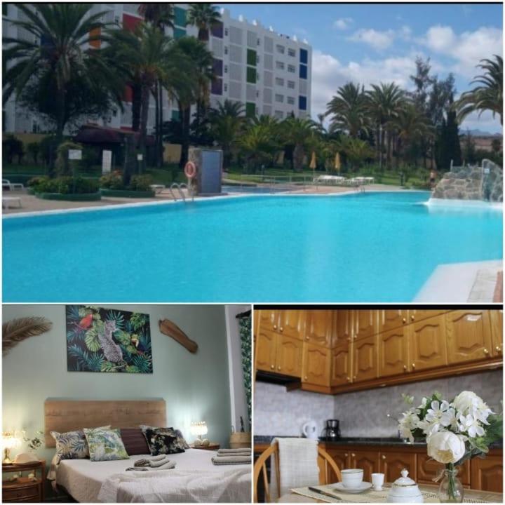 Agaete Park Tropical Style Apartment Playa del Ingles  Ngoại thất bức ảnh